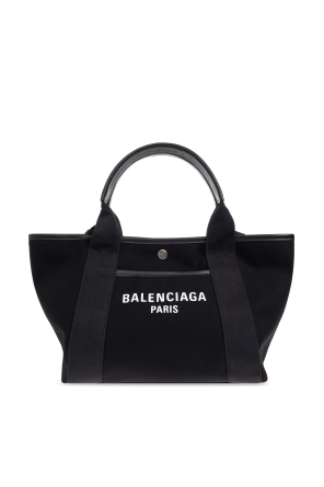 【BALENCIAGA】NAVY CABAS S BLACK ★関税送料込み 国内即発☆人気 BALENCIAGA NAVY CABAS トートバッグ S